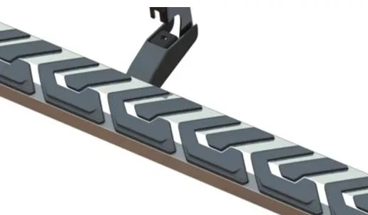 400003 – MAXWAY INT. Running Board, Chrome Silver Aluminum Unlighted 76 Inch Length Requires Gem Tube Products Mounti...